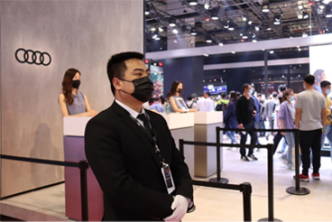 High quality security escorts the world's first class a auto show in 2021 -- China Insurance Huaan Shanghai company successfully completes the security task of 2021 Shanghai Auto Show